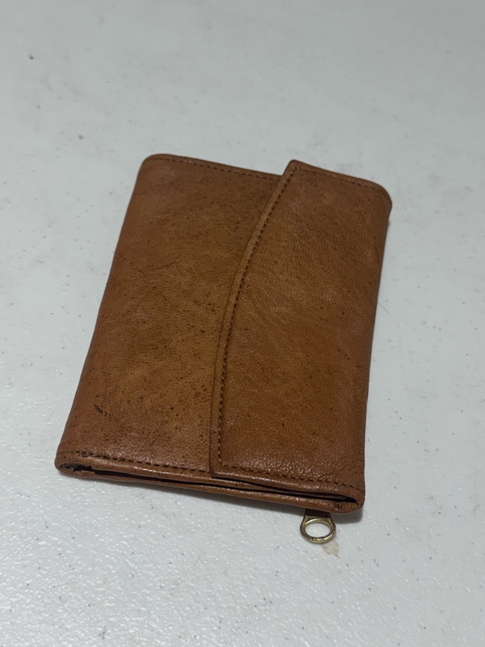 Billy Reid leather snap wallet
